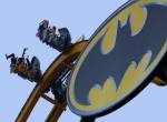Batman The Ride onride at Six Flags Great Adventure 