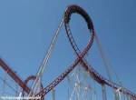 Viper onride at Six Flags Magic Mountain California